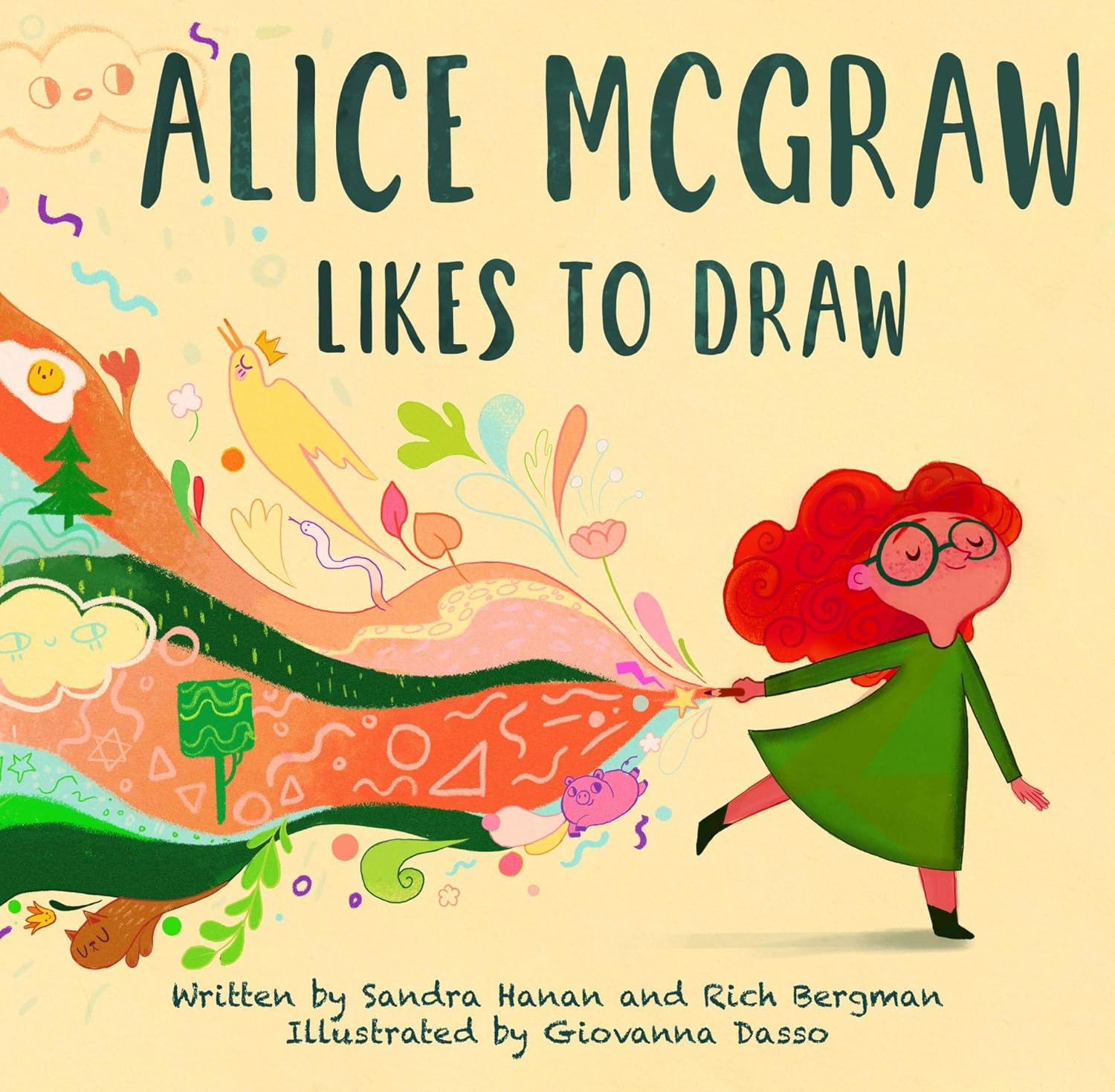 Alice McGraw Likes to Draw — book cover